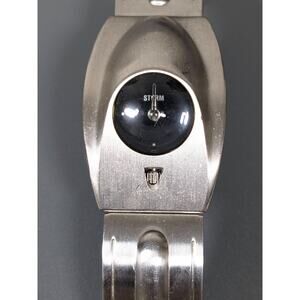 Storm Enterprise Gray Round Bubble Dial Silver Tone Retro Modernist Watch 7 in